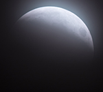 Lunar Eclipse Wednesday May 26, 2021, mid umbral phase