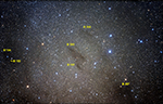 Barnard 360 and environs, labeled image