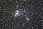 Comet Giacobini-Zinner passing in front of M35 on Saturday morning 15 September 2018