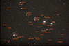 Markarian Galaxy chain